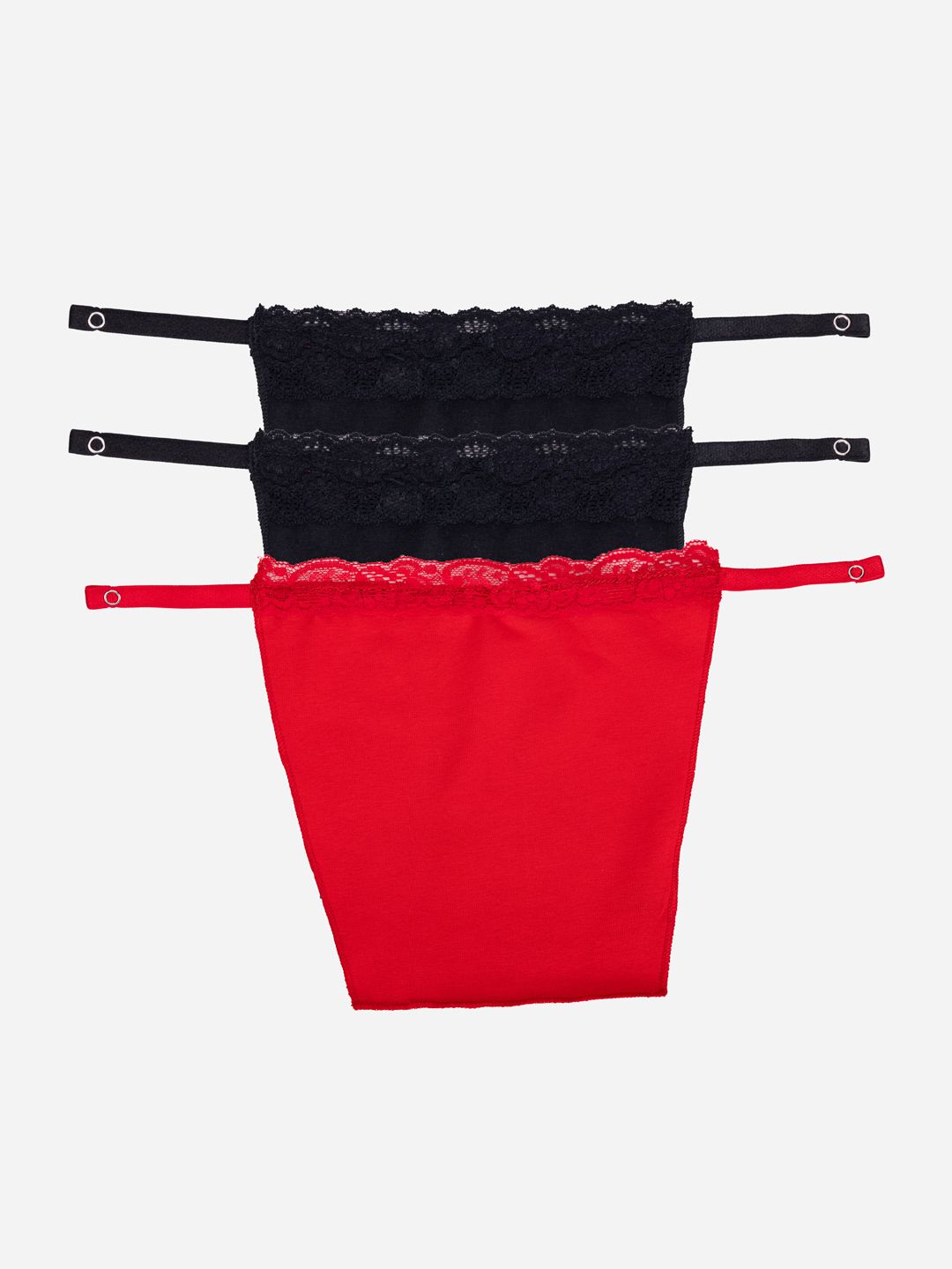 finesse miracle cami Women Black, Red Mock Camisole-picture-59