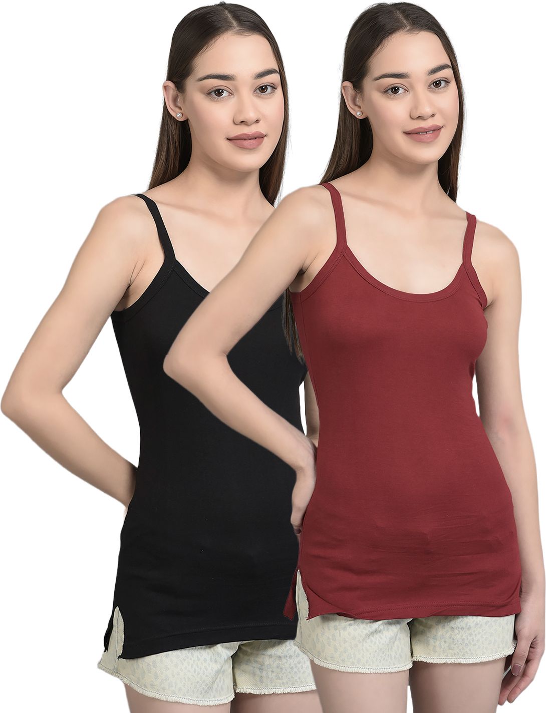 dollar missy Women Black, Maroon Camisole-picture-36