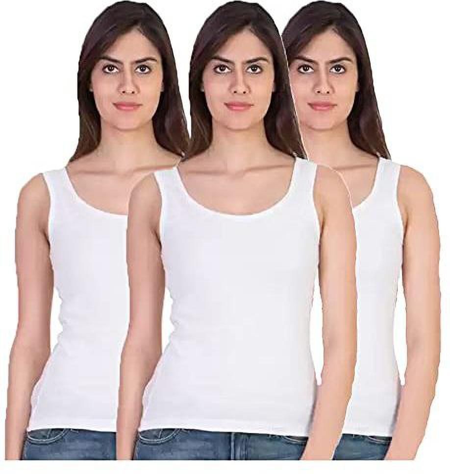 aastikhouse Women White Camisole-picture-45