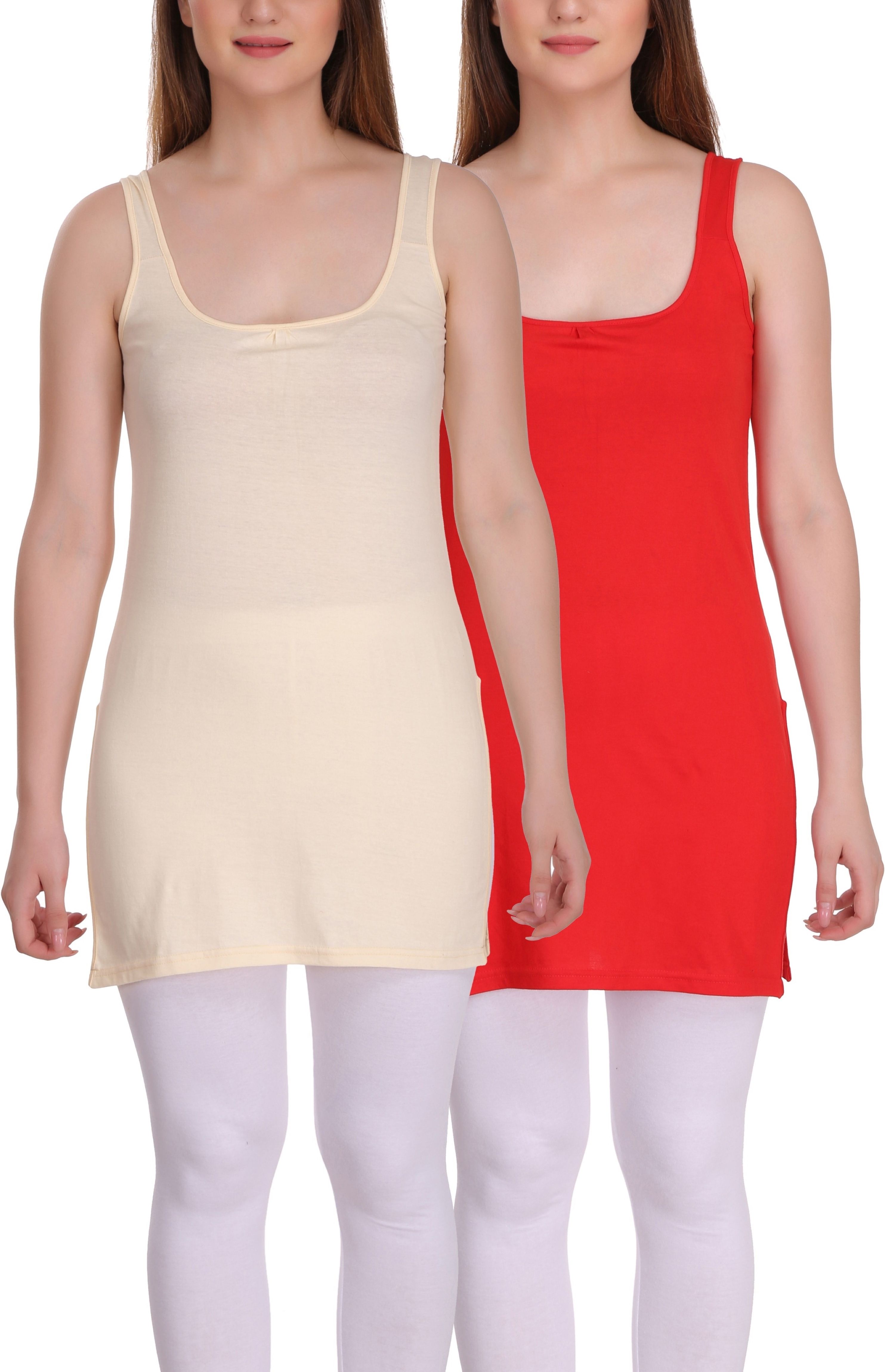 selfcare Women Beige, Red Chemise-picture-40