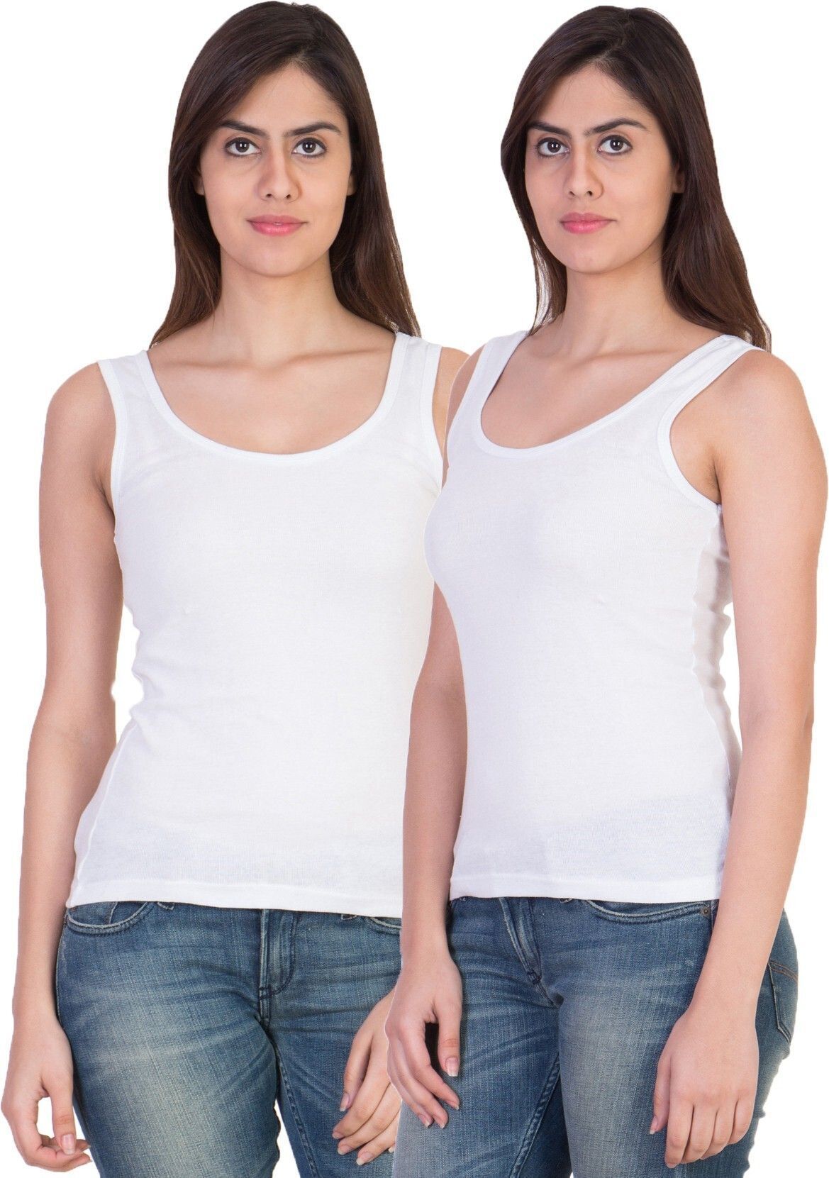 aastikhouse Women White Camisole-picture-30