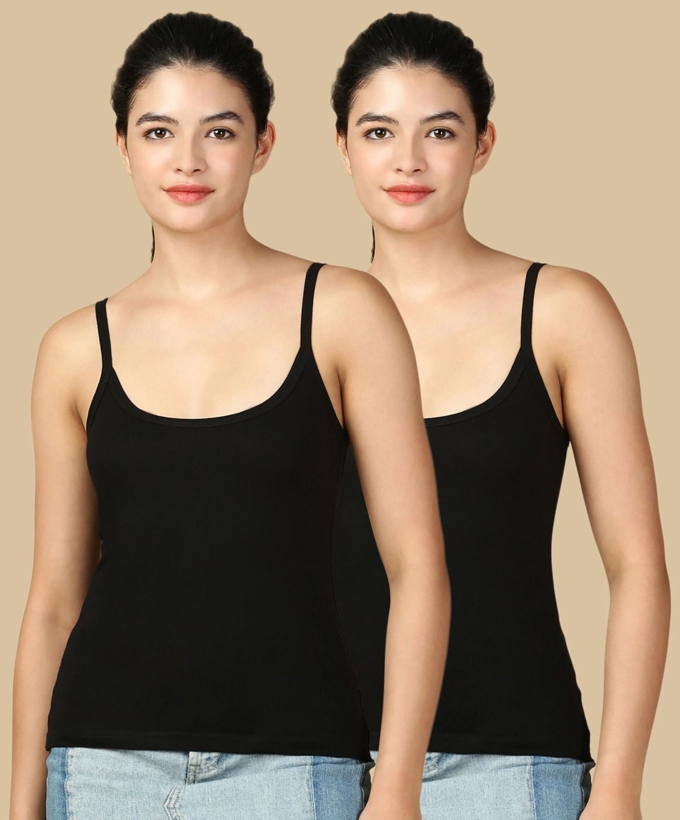 aastikhouse Women Black Camisole-picture-30