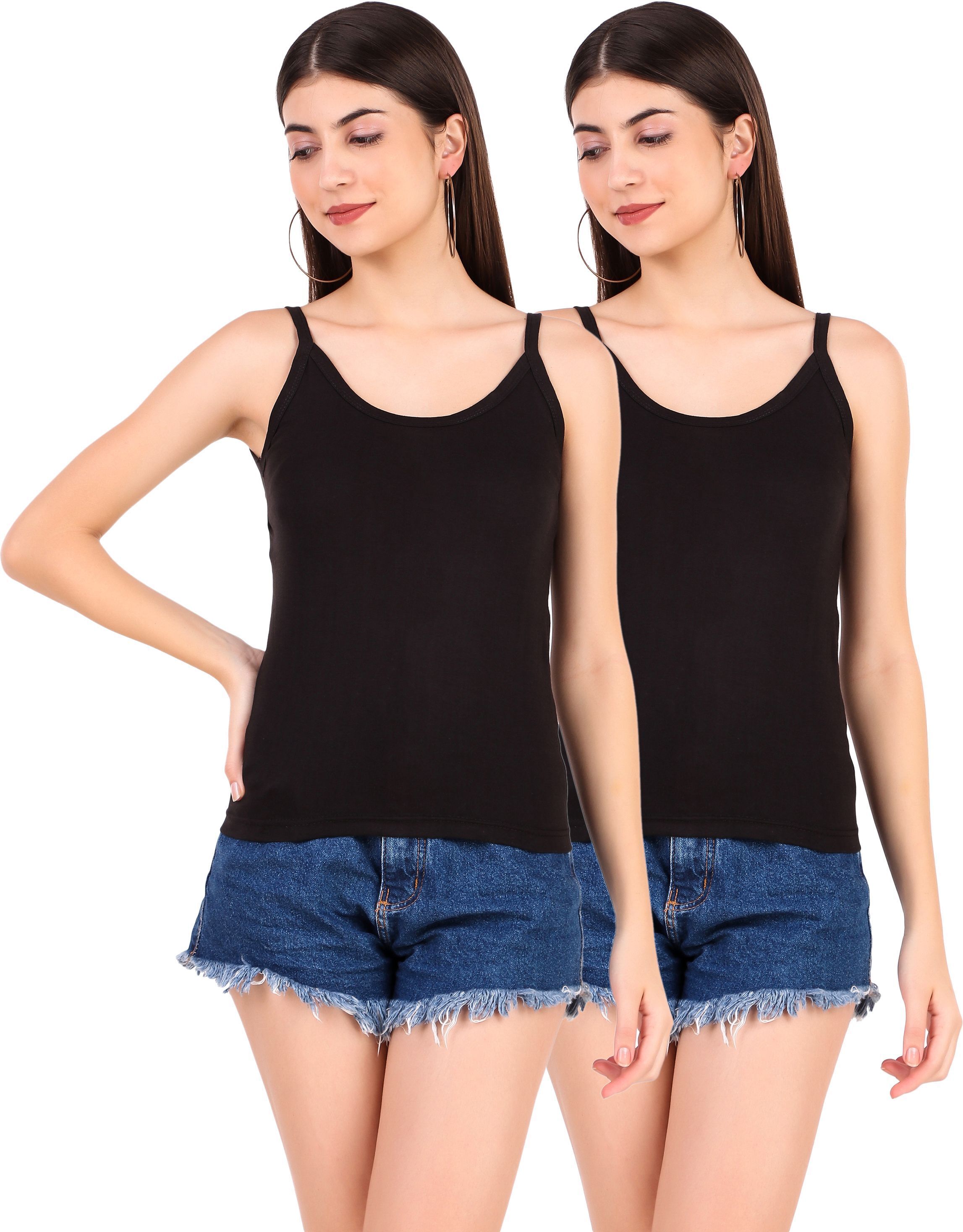 aastikhouse Women Black Camisole-picture-29