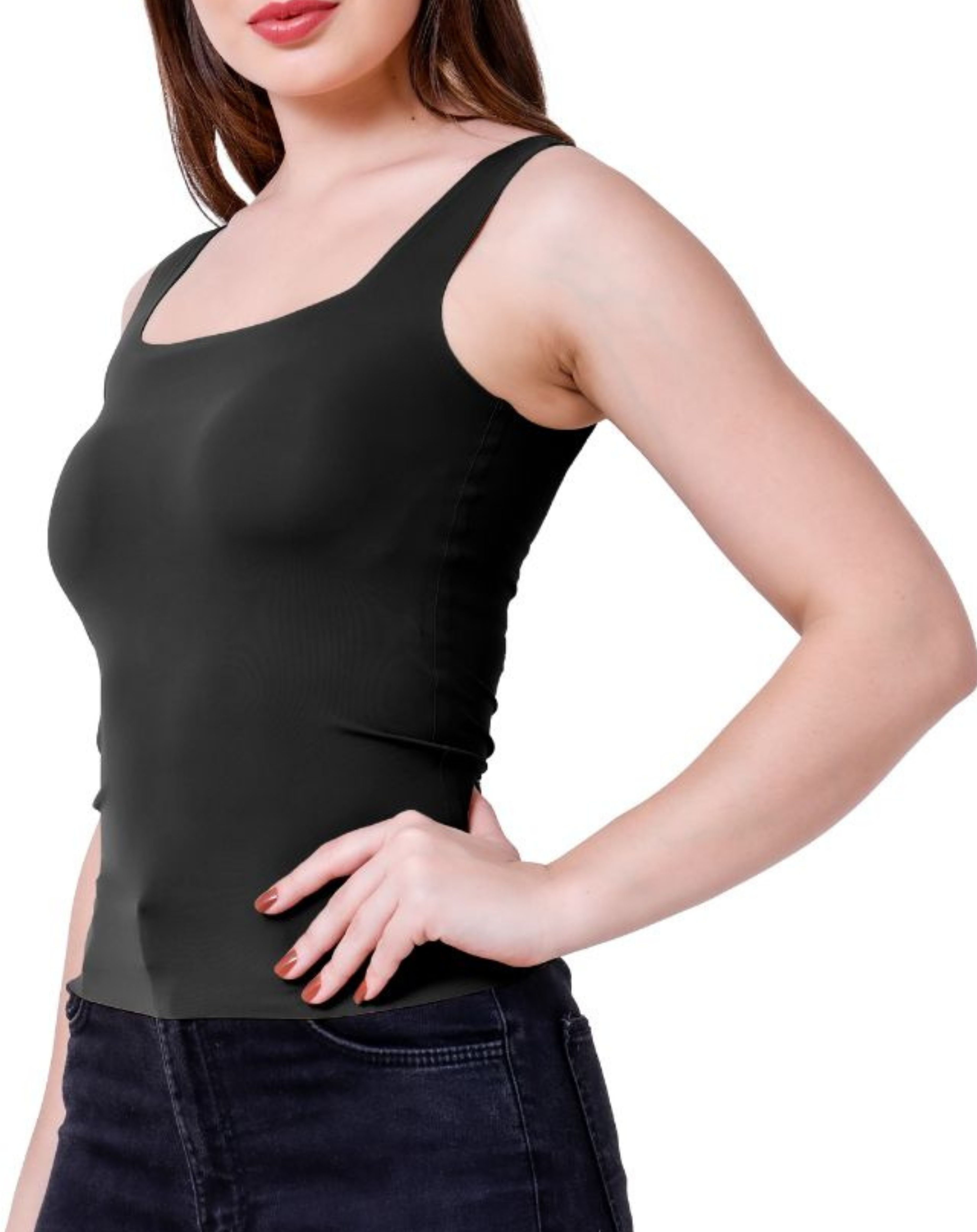 caredone Women Black Camisole-picture-6