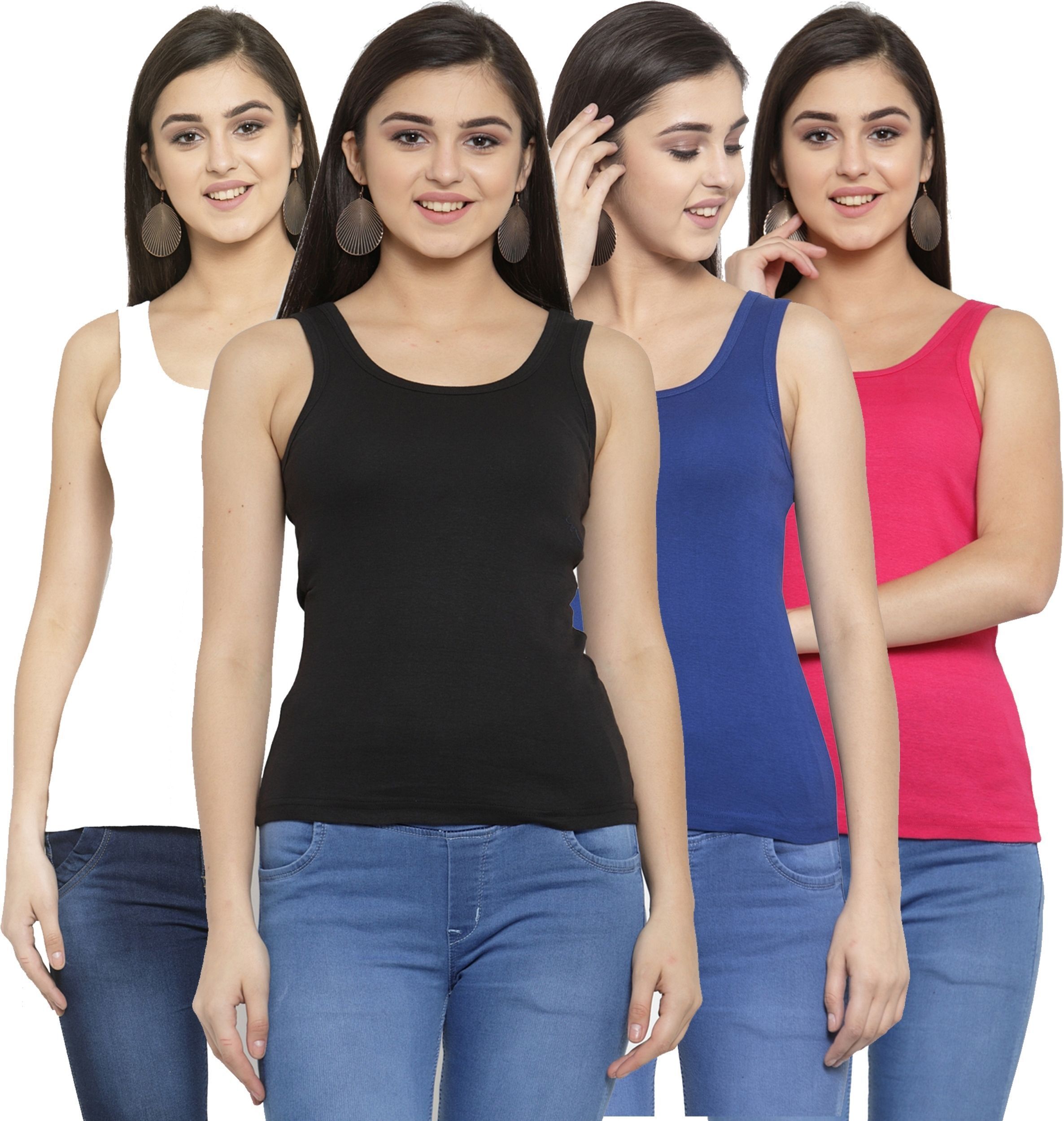aastikhouse Women Multicolor Camisole-picture-36