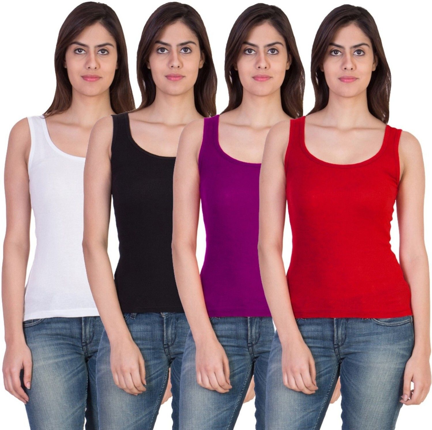 desnuda Women Multicolor Tank Top/Vest-picture-44