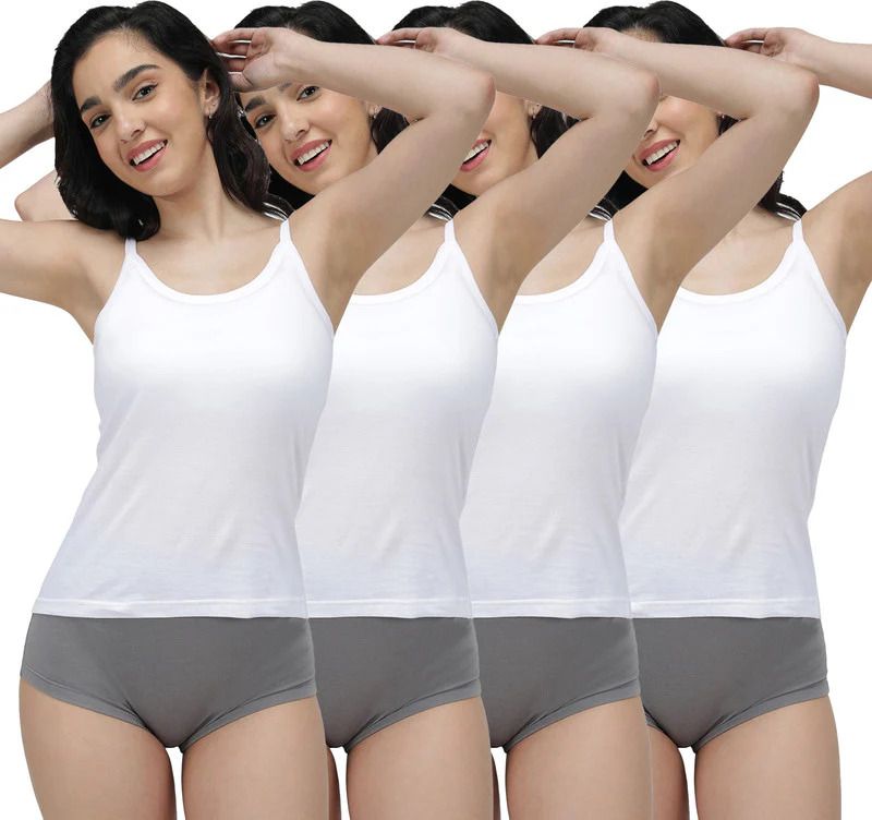 amul comfy Women White Camisole-picture-27