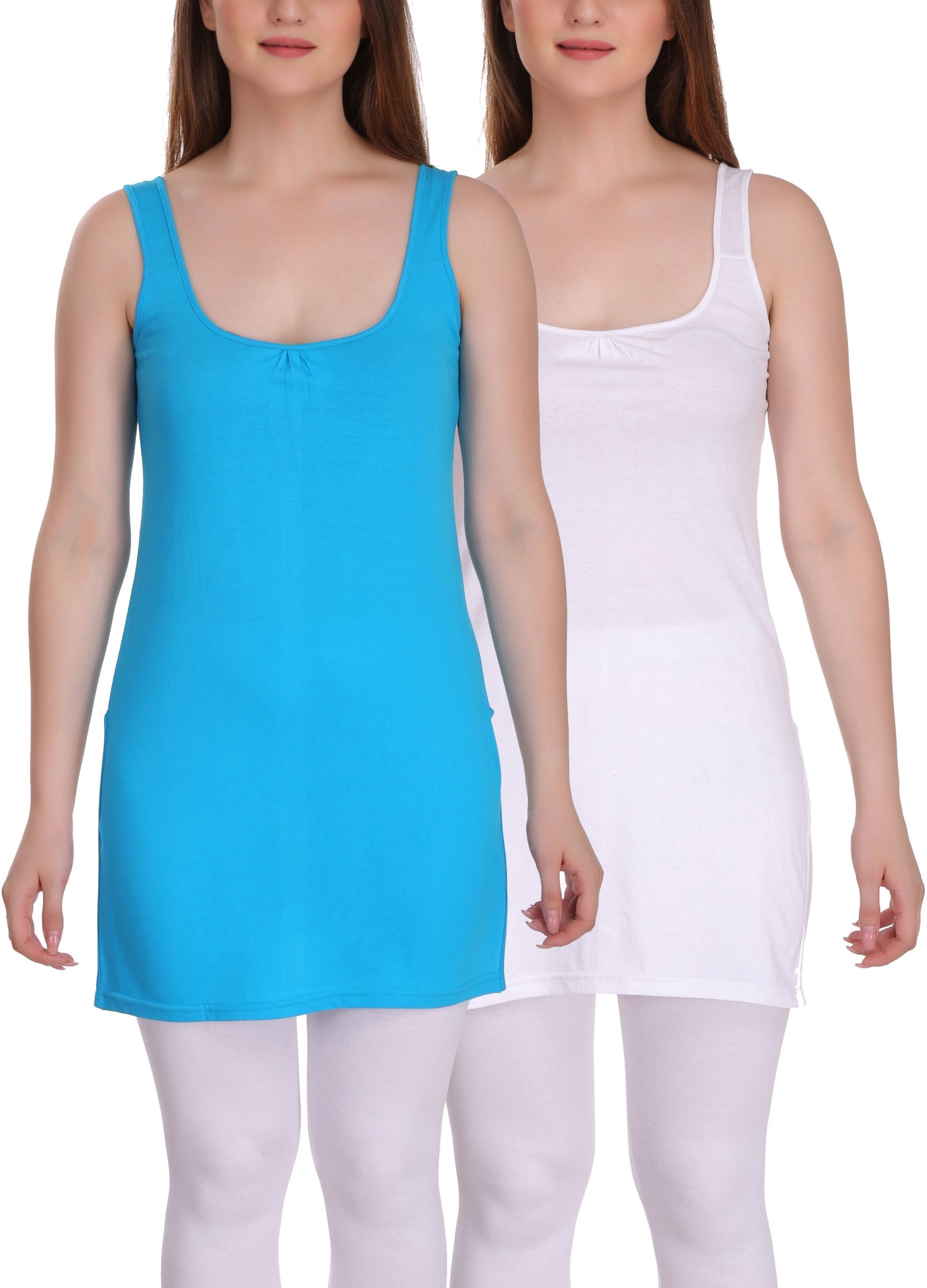 selfcare Women Light Blue, White Chemise-picture-41