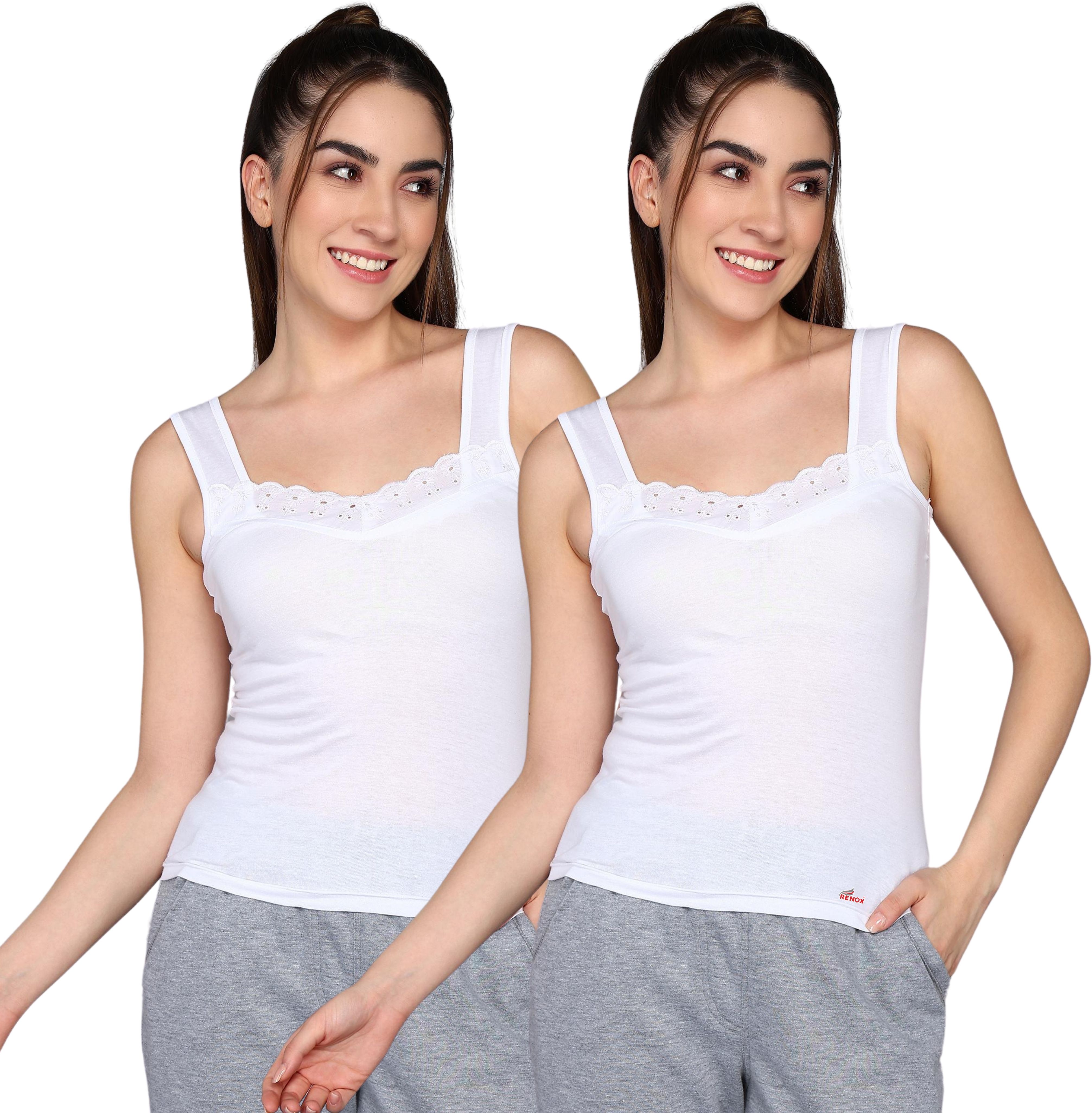 renox Women White Camisole-picture-15