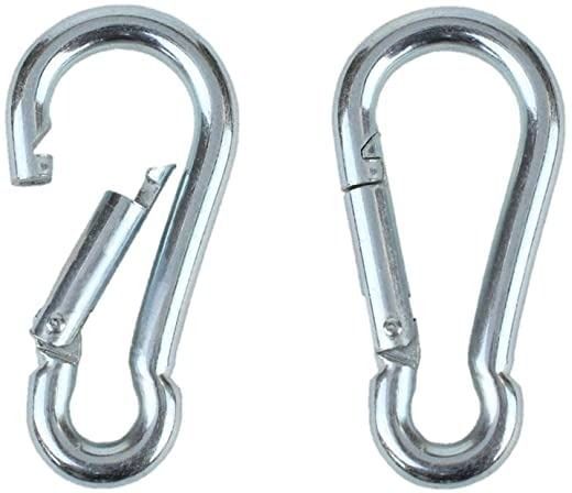 haniza Snap Hook Clip Heavy Duty Carabiner Clip, Stainless Steel Spring Snap Hook2PCS Cam-picture-11