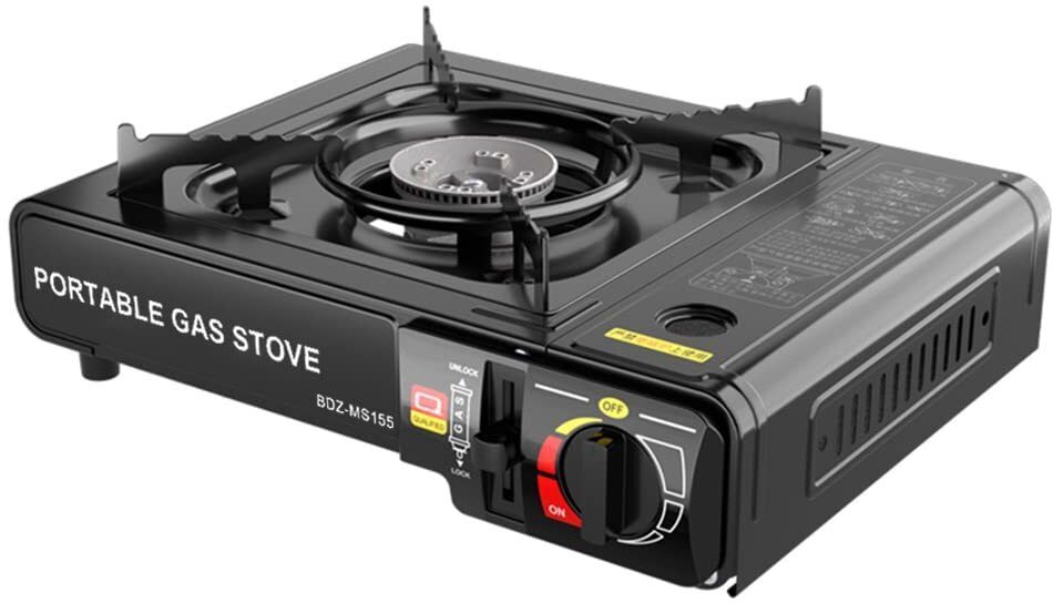 Camp Stove Portable Dual Fuel Butane Stove Gas Stainless Steel Automatic Gas Stove-image-1