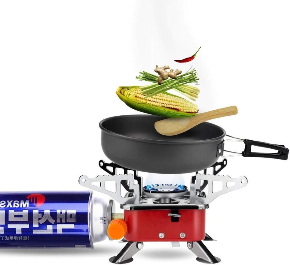 Portable Mini Gas Stove/Butane Gas Burner for Camping AZX55 Stainless Steel Manual Gas Stove-image-21
