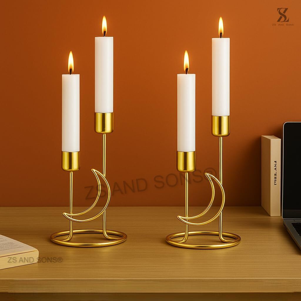 CANDLE STAND R13 Iron 2 - Cup Candle Holder Set-image-49