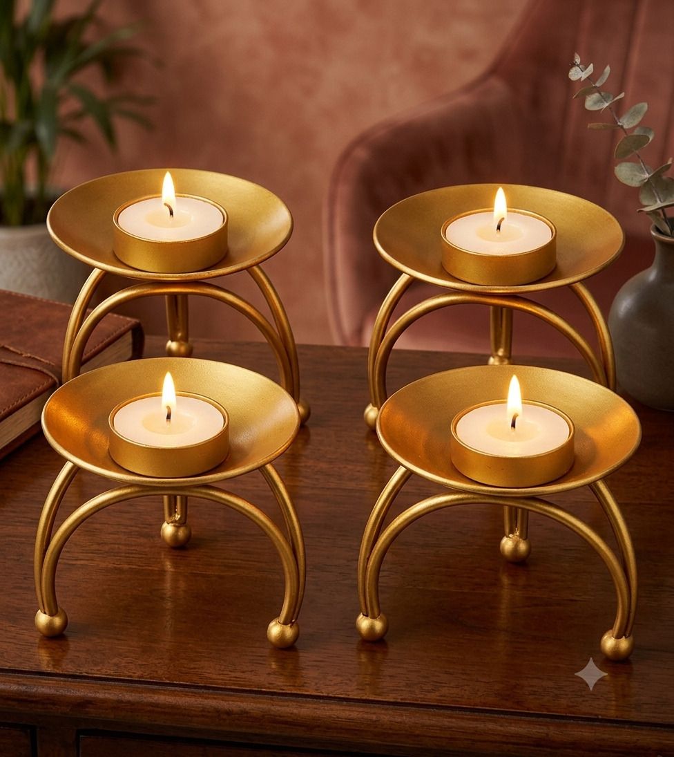 caprigo Tealight Candle Holders, Iron Tealight Holder Set-picture-41