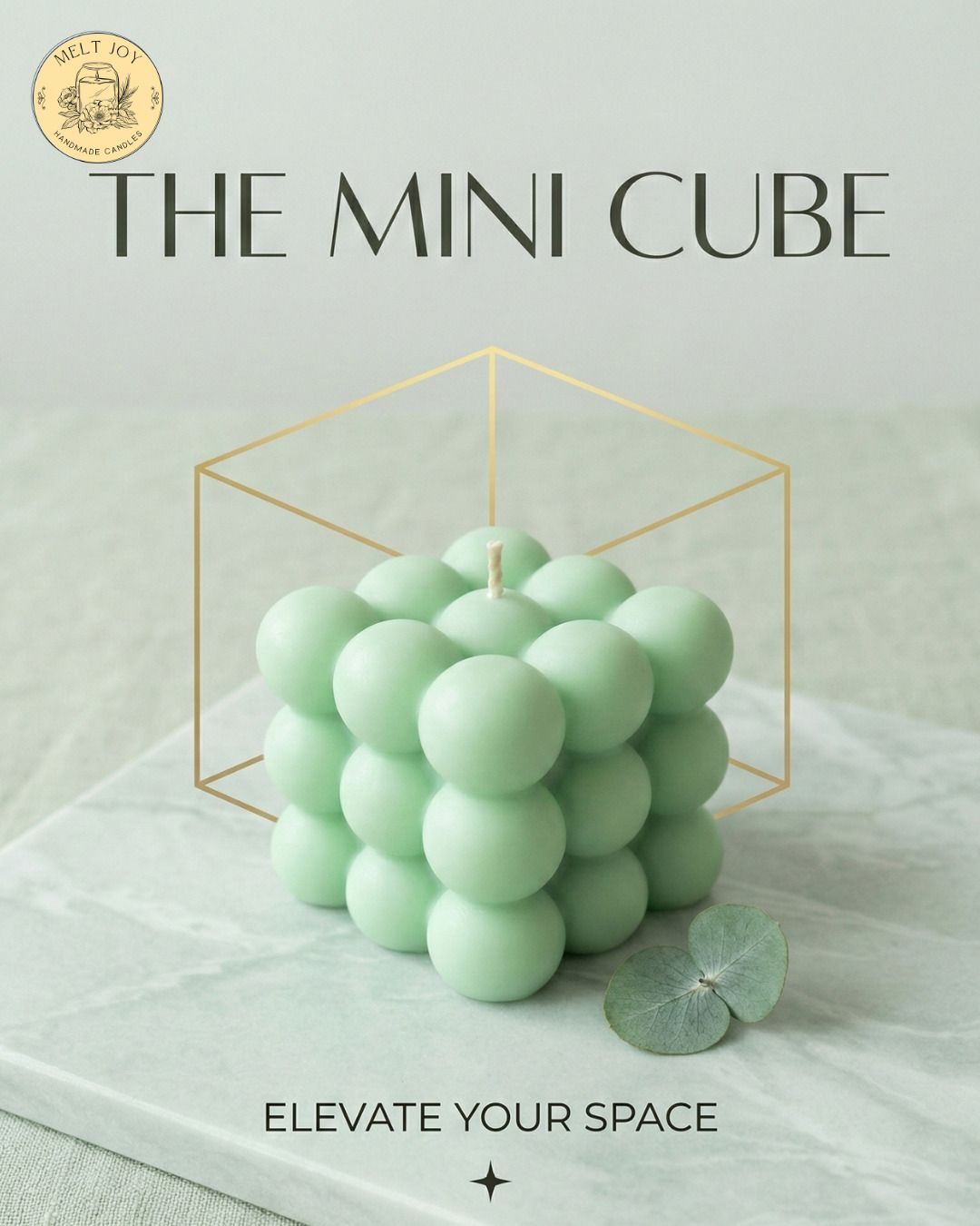 Bubble Candle | Floral Scented | Table Decor | Home Decor | Green | Pack of Candle-image-18