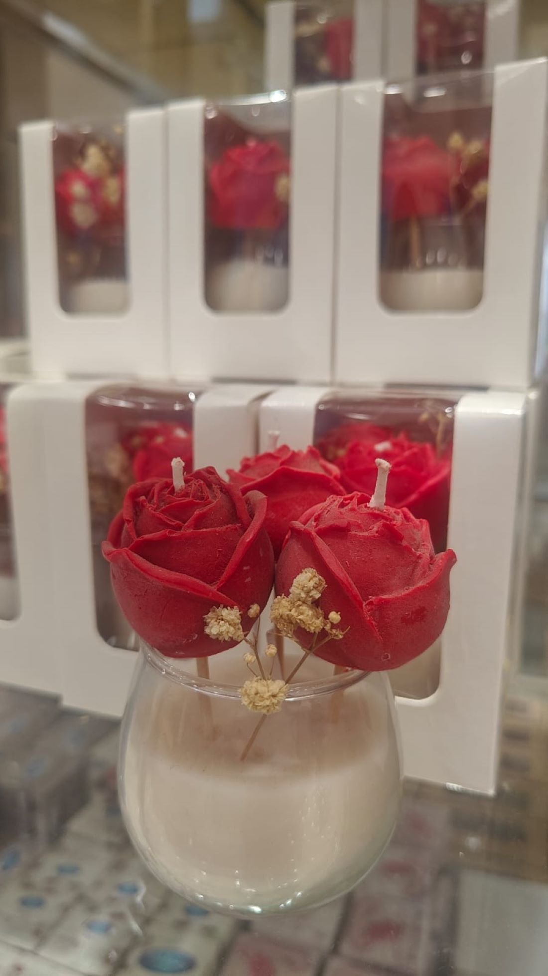 styra Handcrafted Rose Bouquet Candle Candle-picture-18