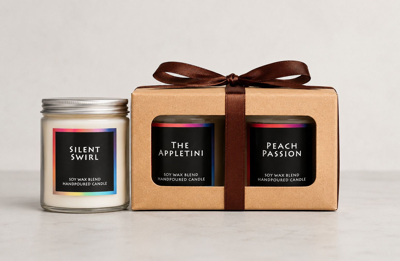 shisa Scented Jar Candles Gift Set of 2 Soy Wax Candle-picture-16