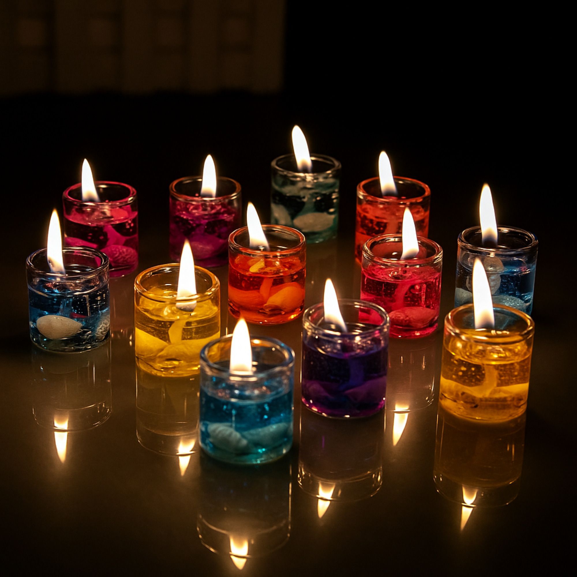 Glass Jelly Gel Candles For Diwali Fragrance Candle Eco Friendly Candle Candle-image-29