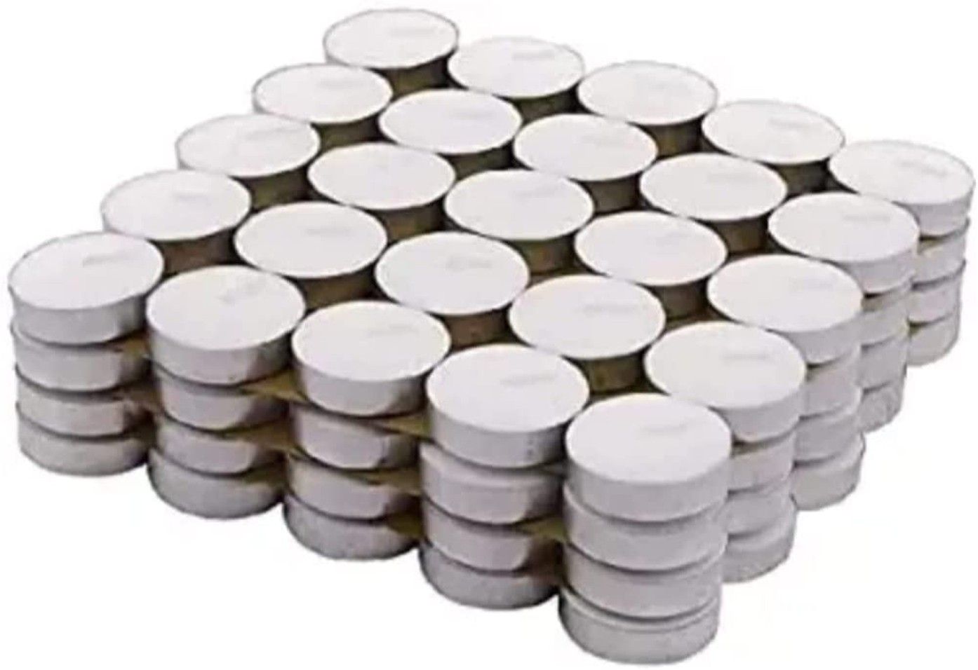 aakash Tea Light Candle in Aluminum Cups - White Unscented Candle-picture-23