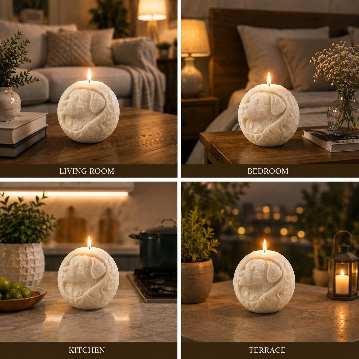 shlegab Premium Scented Candle for Bedroom Aesthetics (Pack-1) Candle-picture-5