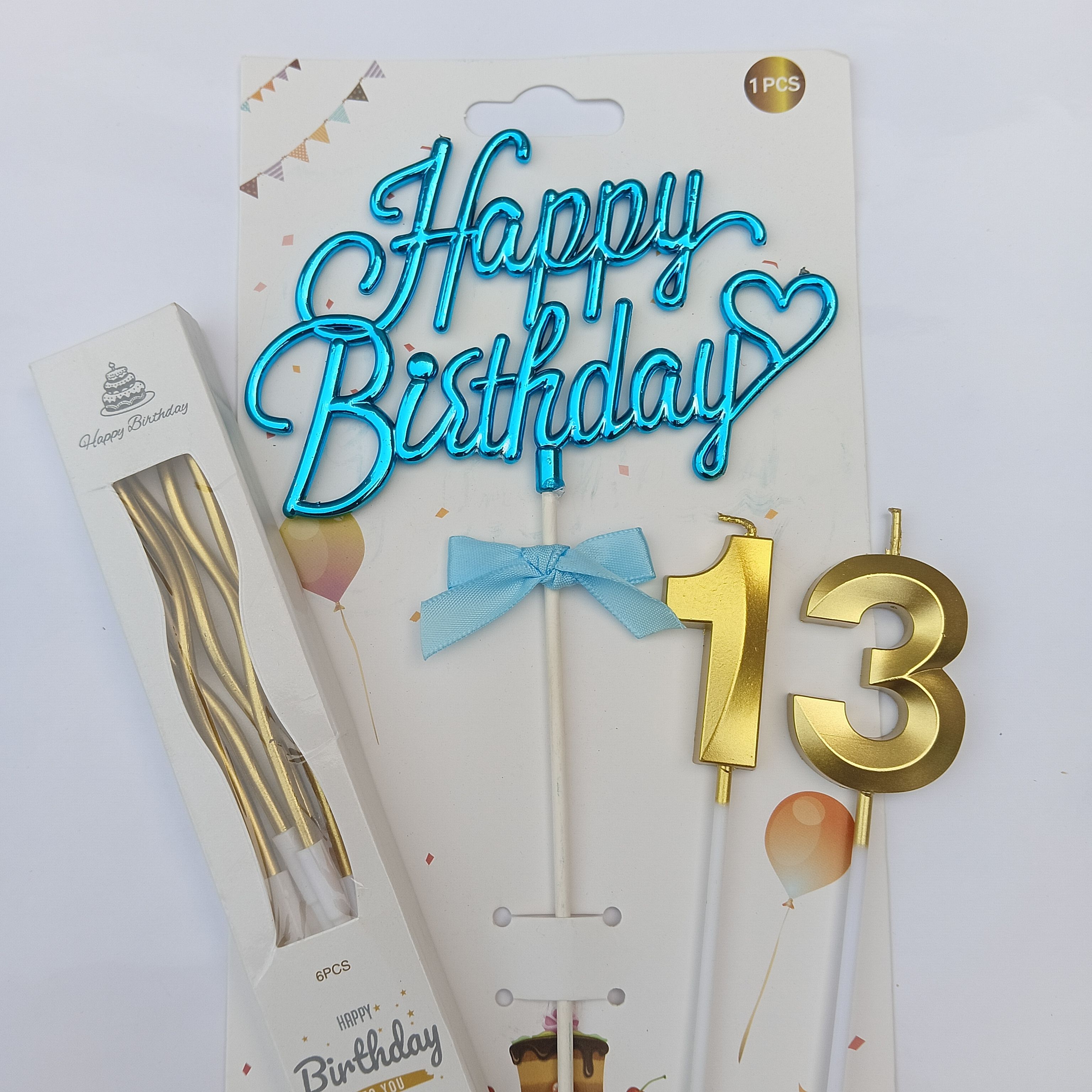 13th Birthday Number Candle for Cake Candle-image-26