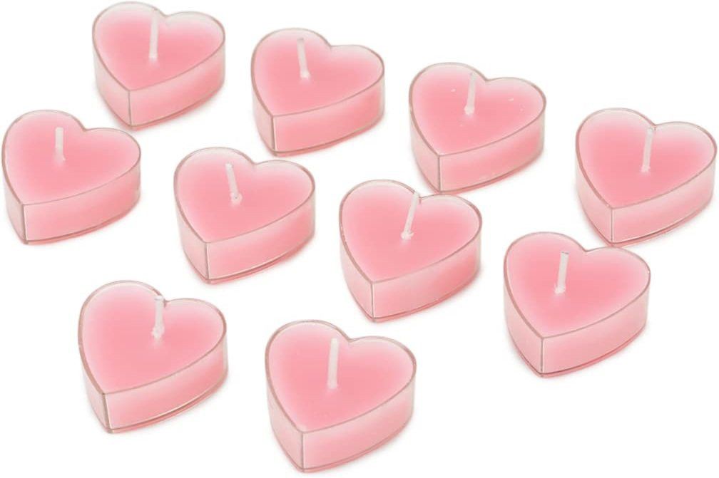 ARM - 81 PINK - ROSE Heart T LIGHT Candle-image-45