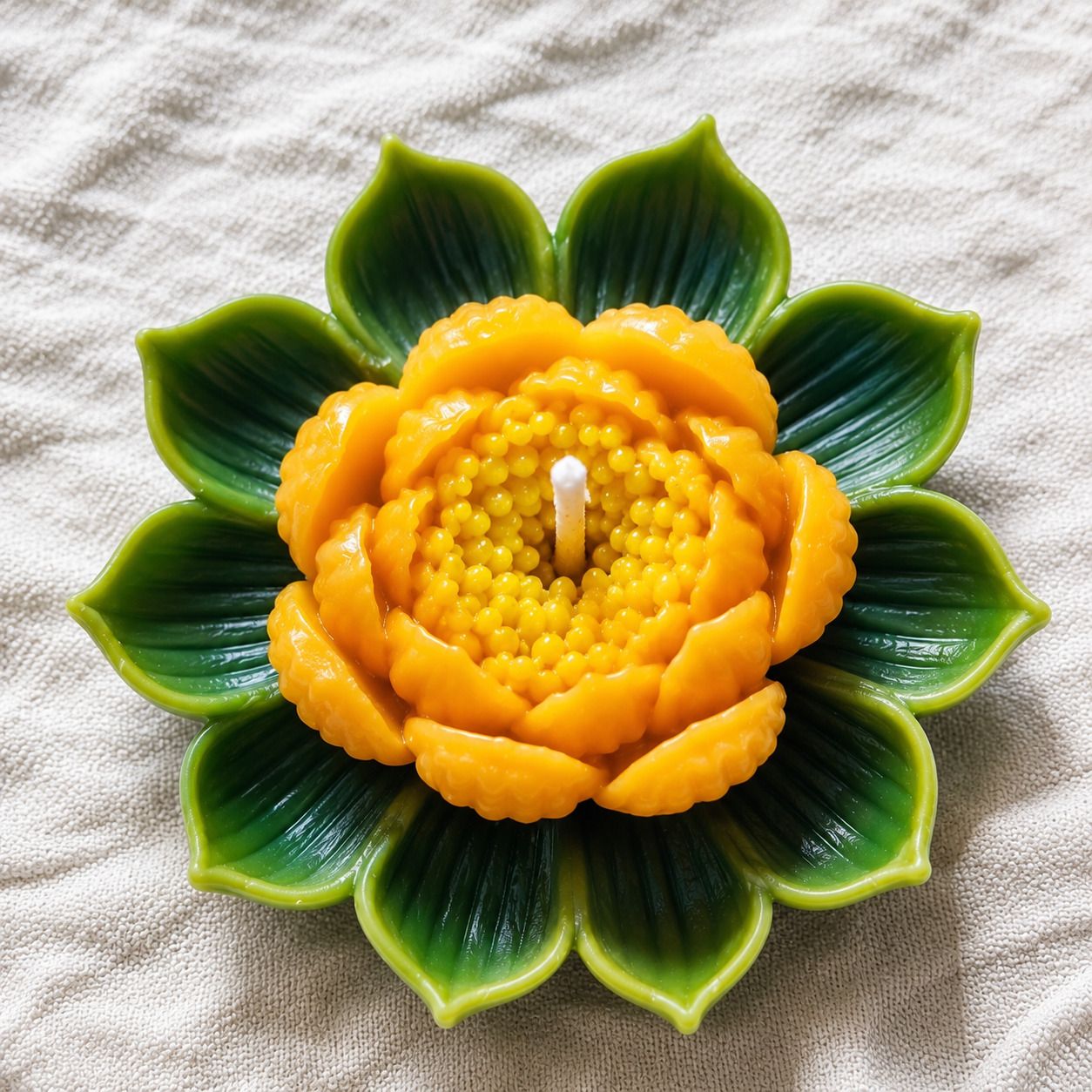 jyotihande Flower Shape Decorative Candle Set - 1 Candle-picture-29