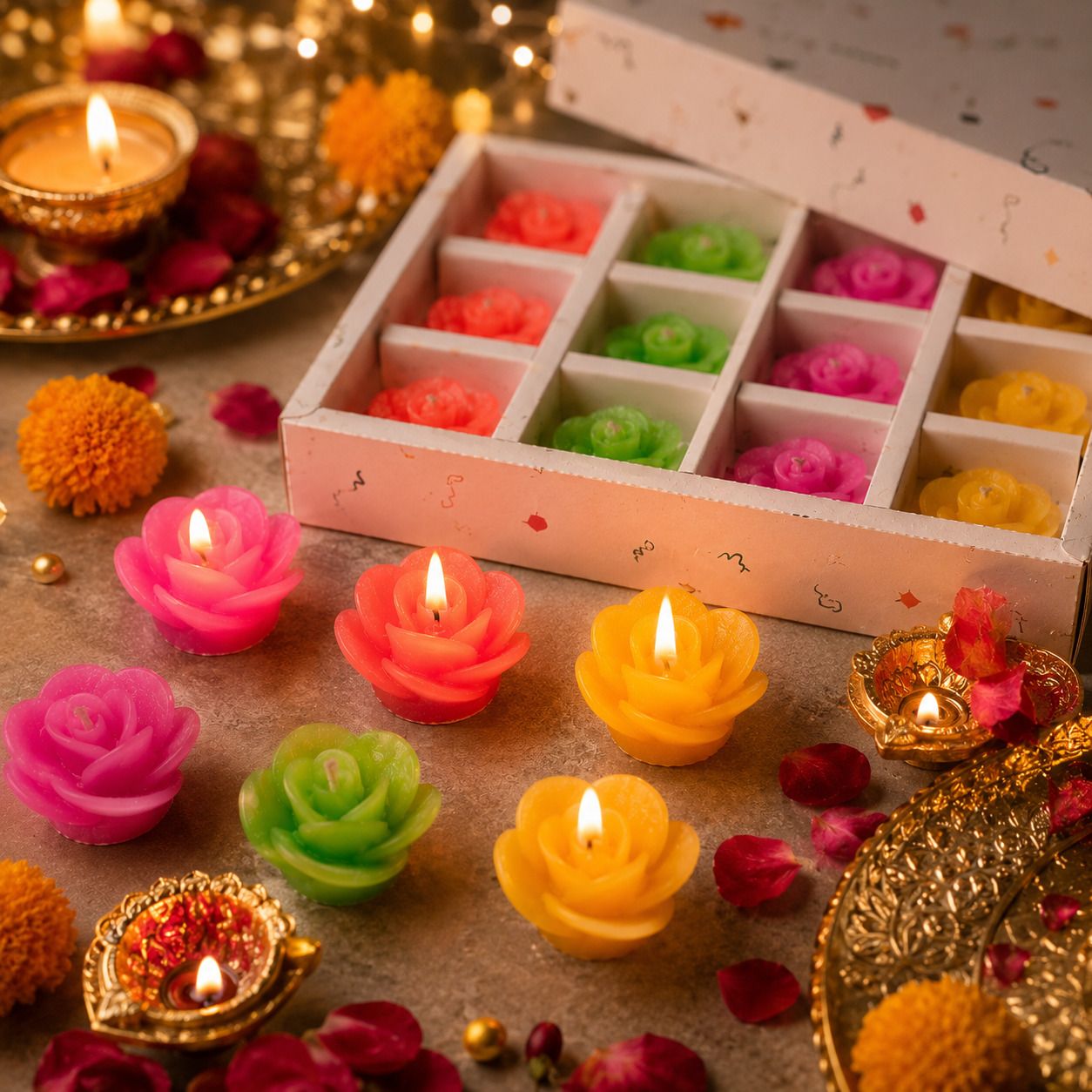 Candles for Diwali Decoration, Table Decor, Parties & Special Occasions Candle-image-42