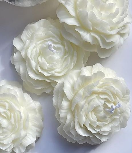 Peony rose flower candle Candle-image-40