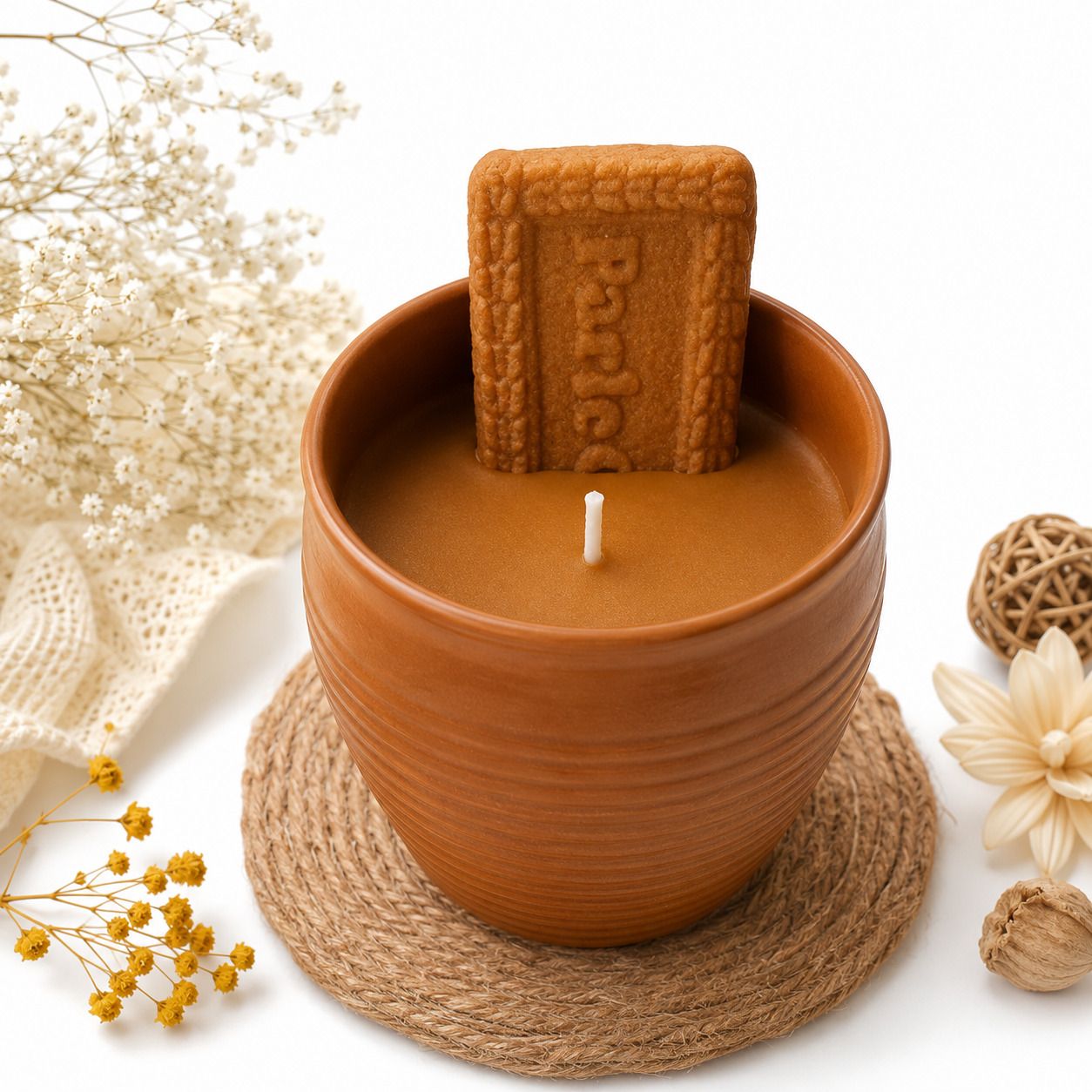 Chai Kulladh Candle | Soy Wax Kulhad Dessert Decor & Gift Candle-image-43