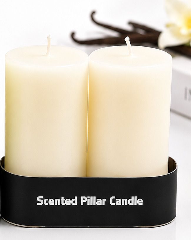 beat buff Vanila Pack of 2 candles Candle-picture-18
