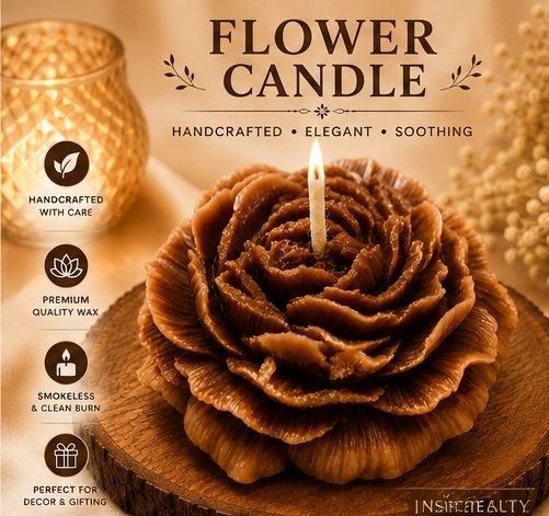 smart lily brown Candle-picture-36