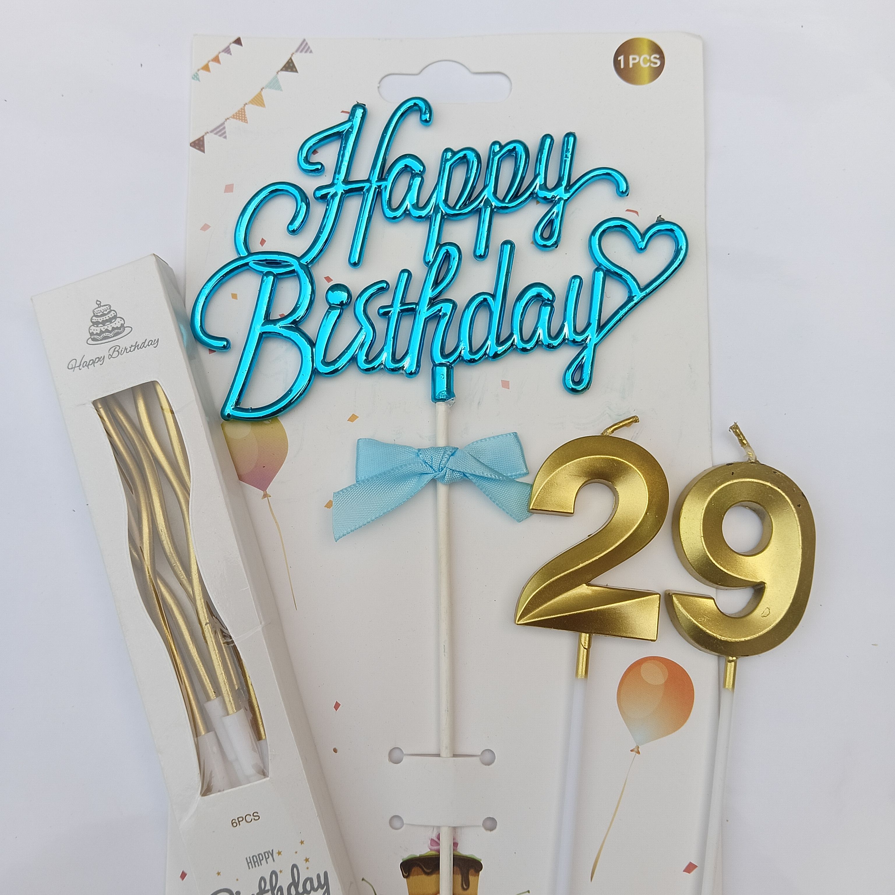 29th Birthday Number Candle Cake Decor Candle-image-35