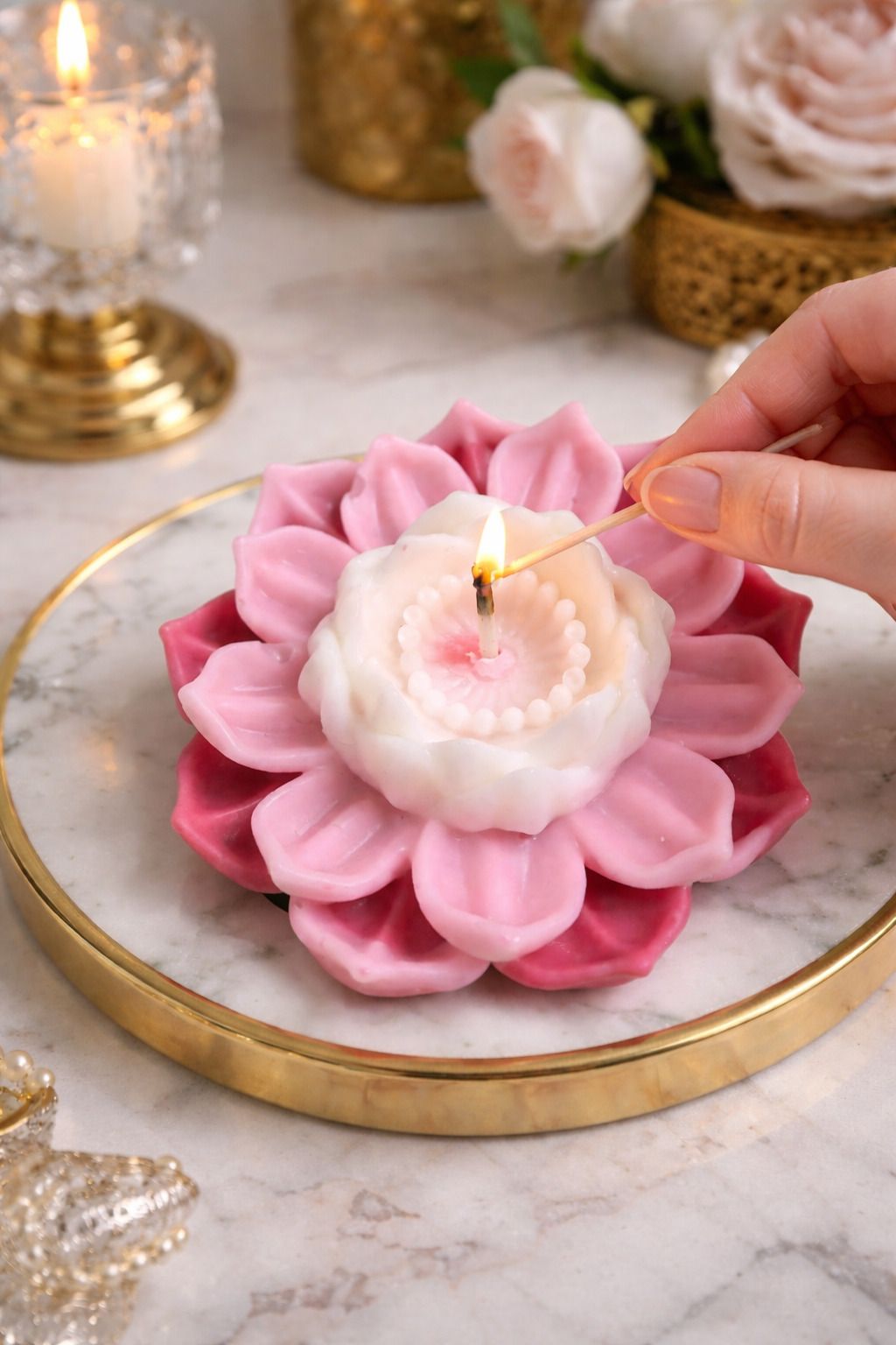 fairyvibes Floral Candle-picture-12