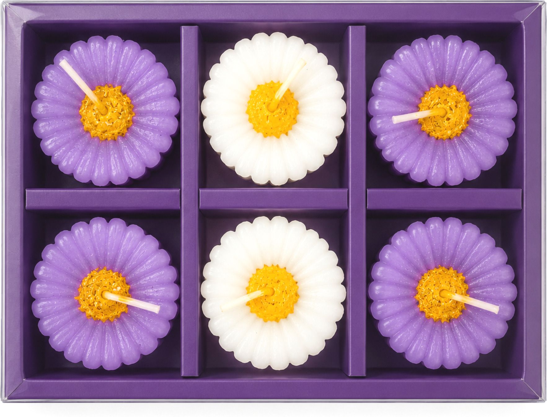 peepalcomm Floating Flower Scented Candle Set of 6 | Smokeless & Long Burning A6 Candle-picture-46
