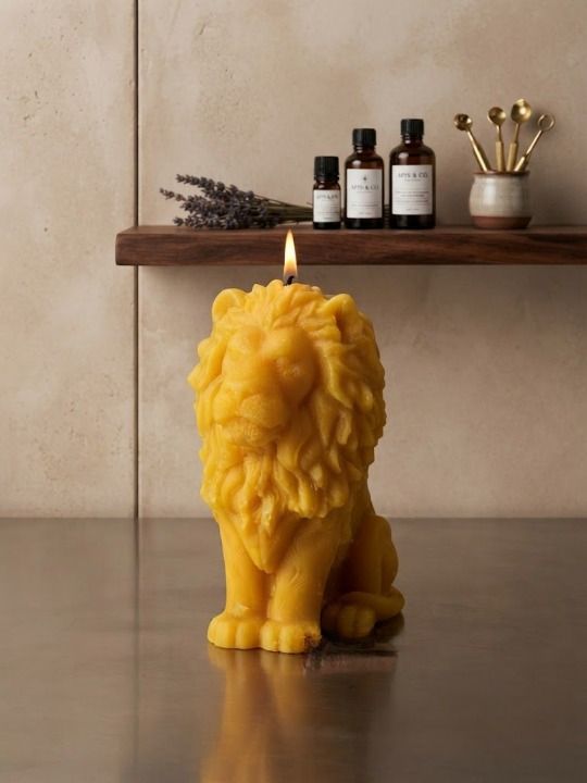 Lion Shape Decorative Candle – Royal Lions Gate Portal Ritual Candle Candle-image-11