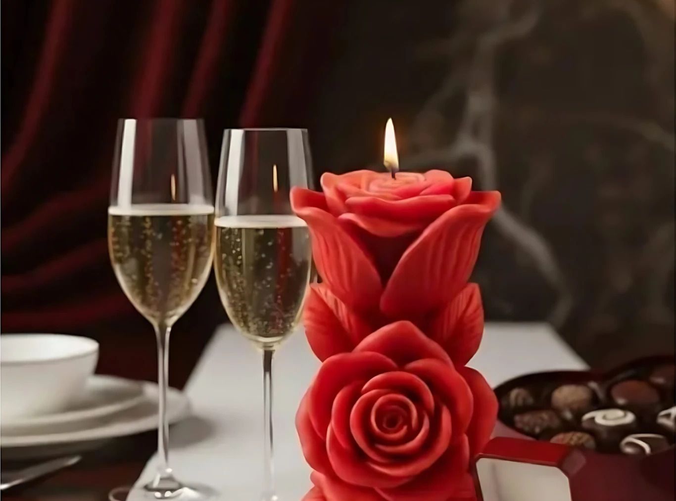 bugni Romantic dinner candle for birthday Candle-picture-44