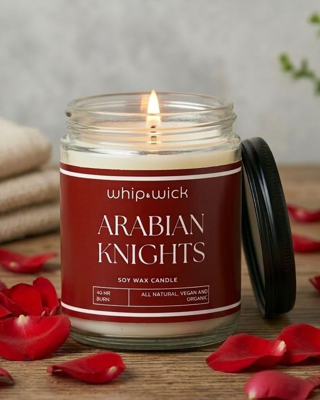 Arabian Knights Scented Jar Candle |Premium Home Fragrance for Luxury Gifting Candle-image-46