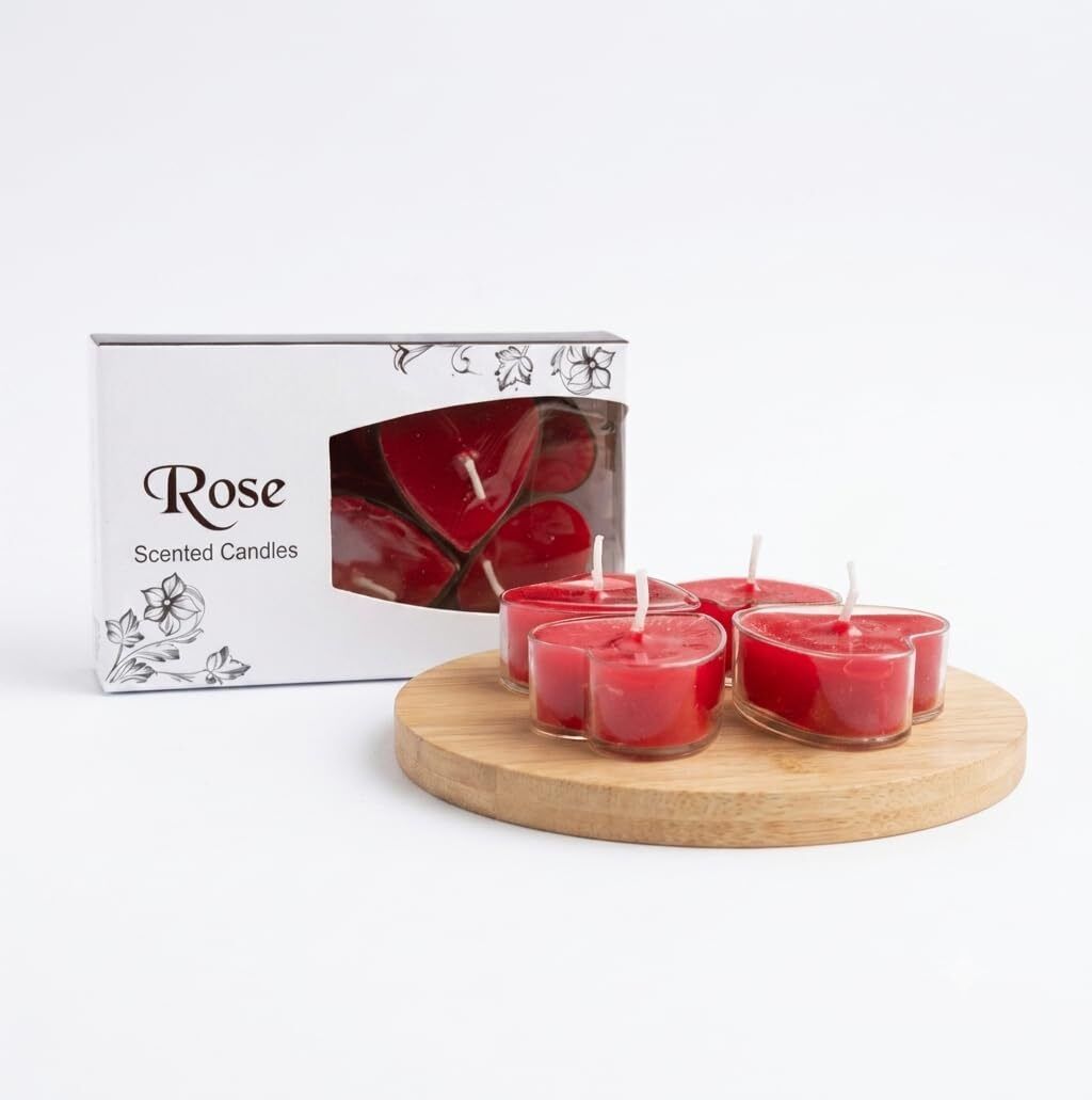 shisa 12 Rose Scented Heart Shaped Candle-picture-12