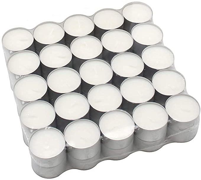 luz divina Burning Unscented Tealight Candles/Diwali Candle/Mini Candle/White Candle -C104 Candle-picture-14