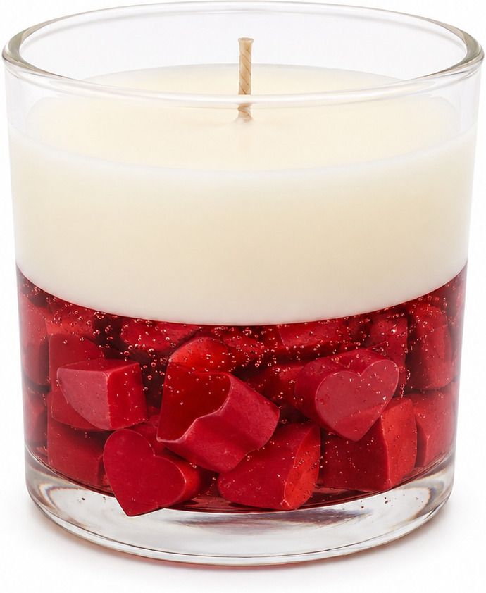 Mini Heart Jar Candle Candle-image-21