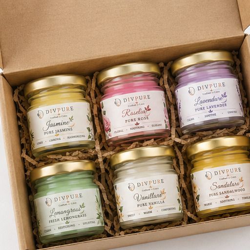 Mini Fragrance Jar Candles | Premium Scented Candle for home & office Candle-image-29