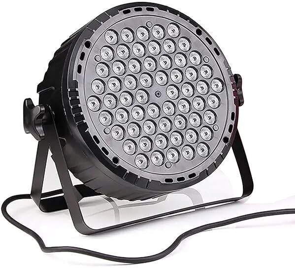 ® DJ Par Light 60 Led RGB Color Changing for Disco Party, Christmas and Wedding. Single Disco Ball