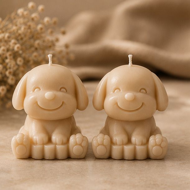 Puppy Soy Wax Scented Candle Set of 2 for Home Decor Candle-image-31