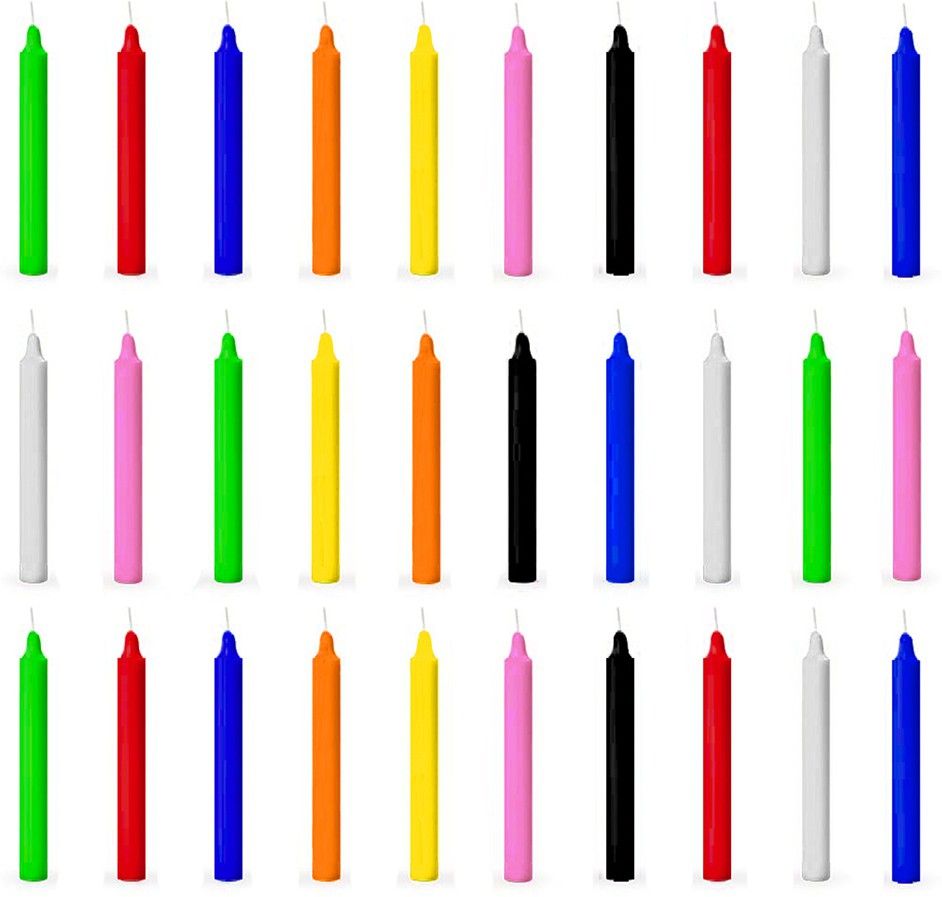 asidea Plain 30 stick candles for home decor, birthday, Diwali, Party Candle-picture-23