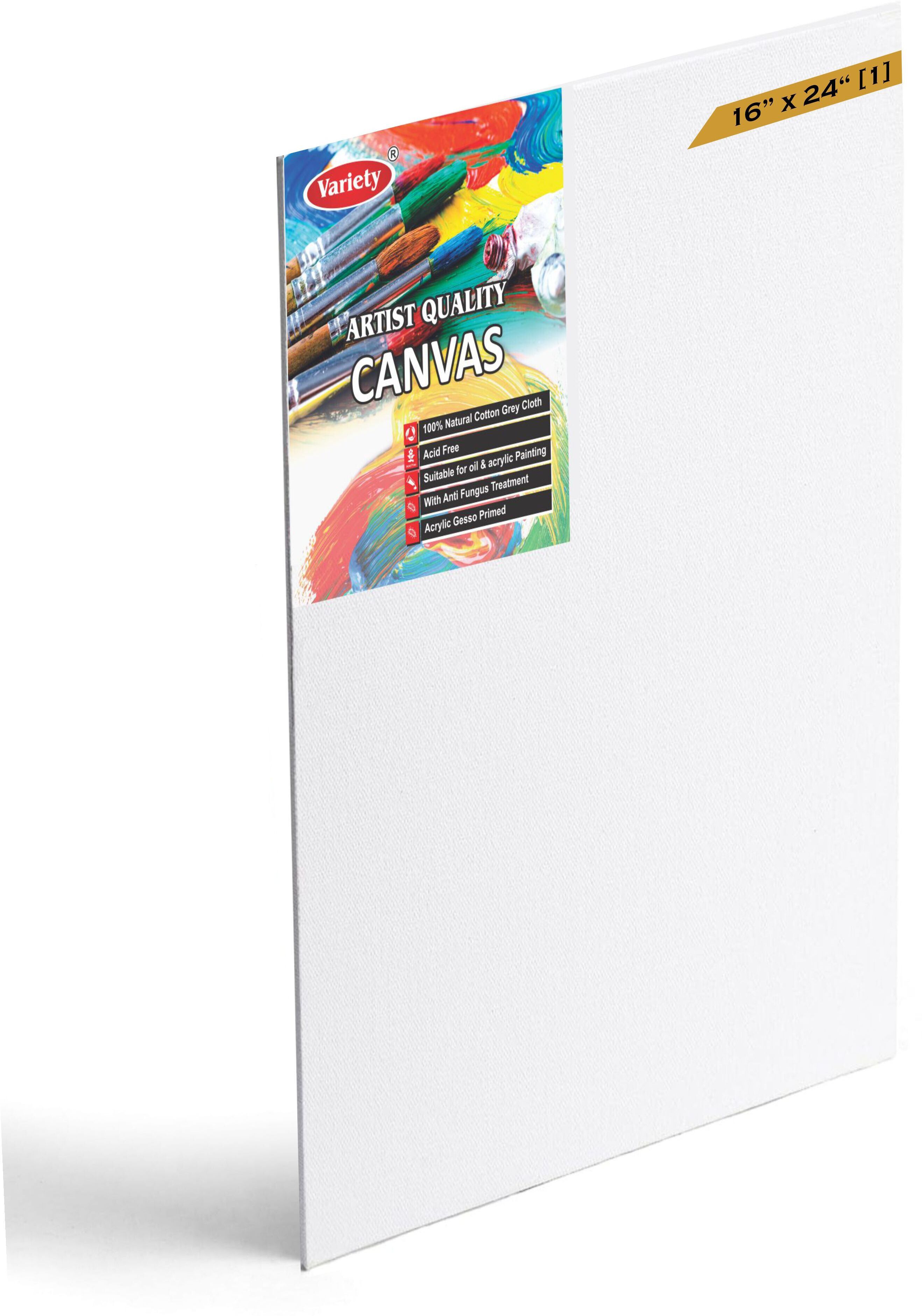 variety 16" X 24" CANVAS BOARD Cotton Medium Grain Board Canvas (Set of 1)-picture-27