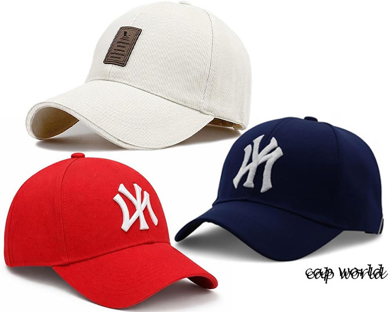 cap world Embroidered, Printed, Solid, Self Design Sports/Regular Cap-picture-24