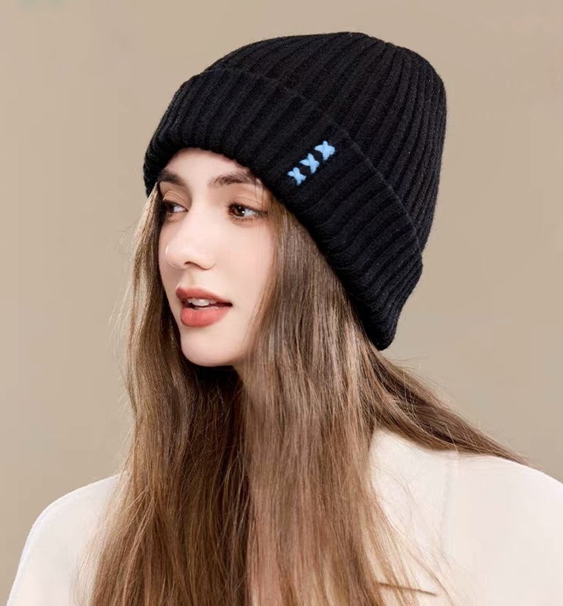 winity Cute korean style double layer ( soft warm cotton inside ) winter cap for women Beanie-picture-15