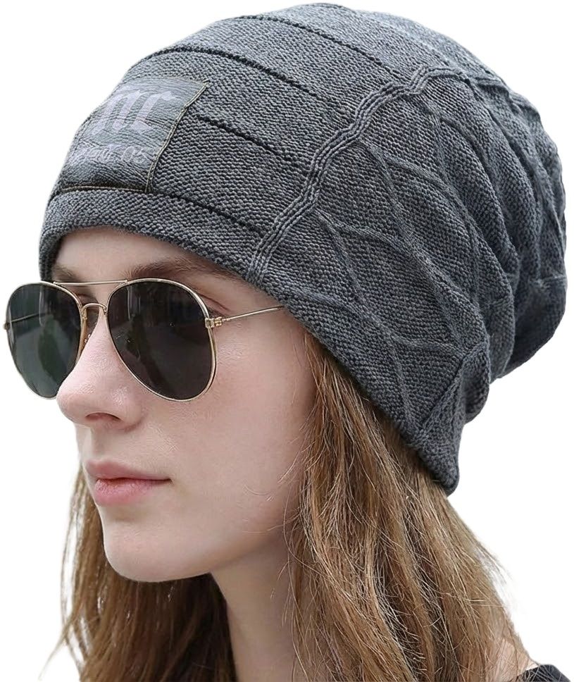 frackson Solid, Woven, Self Design Beanie-picture-17
