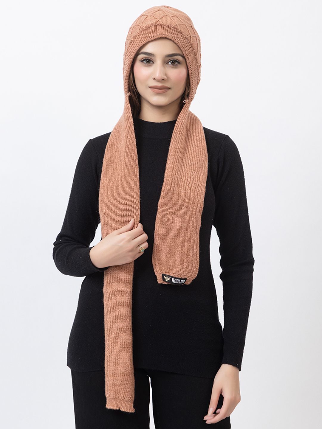 amoldo Self Design Beanie-picture-6